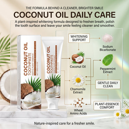 Coconut Oil Whitening Toothpaste