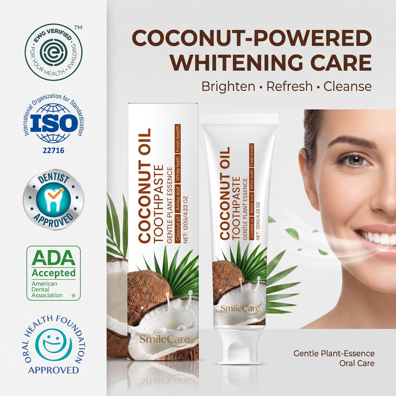 Coconut Oil Whitening Toothpaste