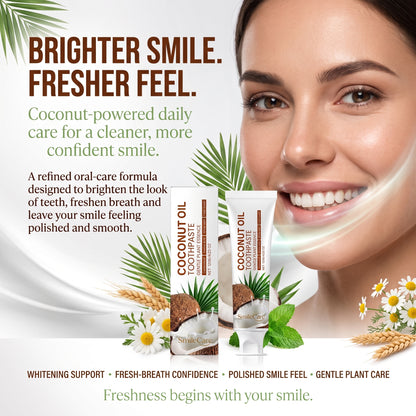 Coconut Oil Whitening Toothpaste