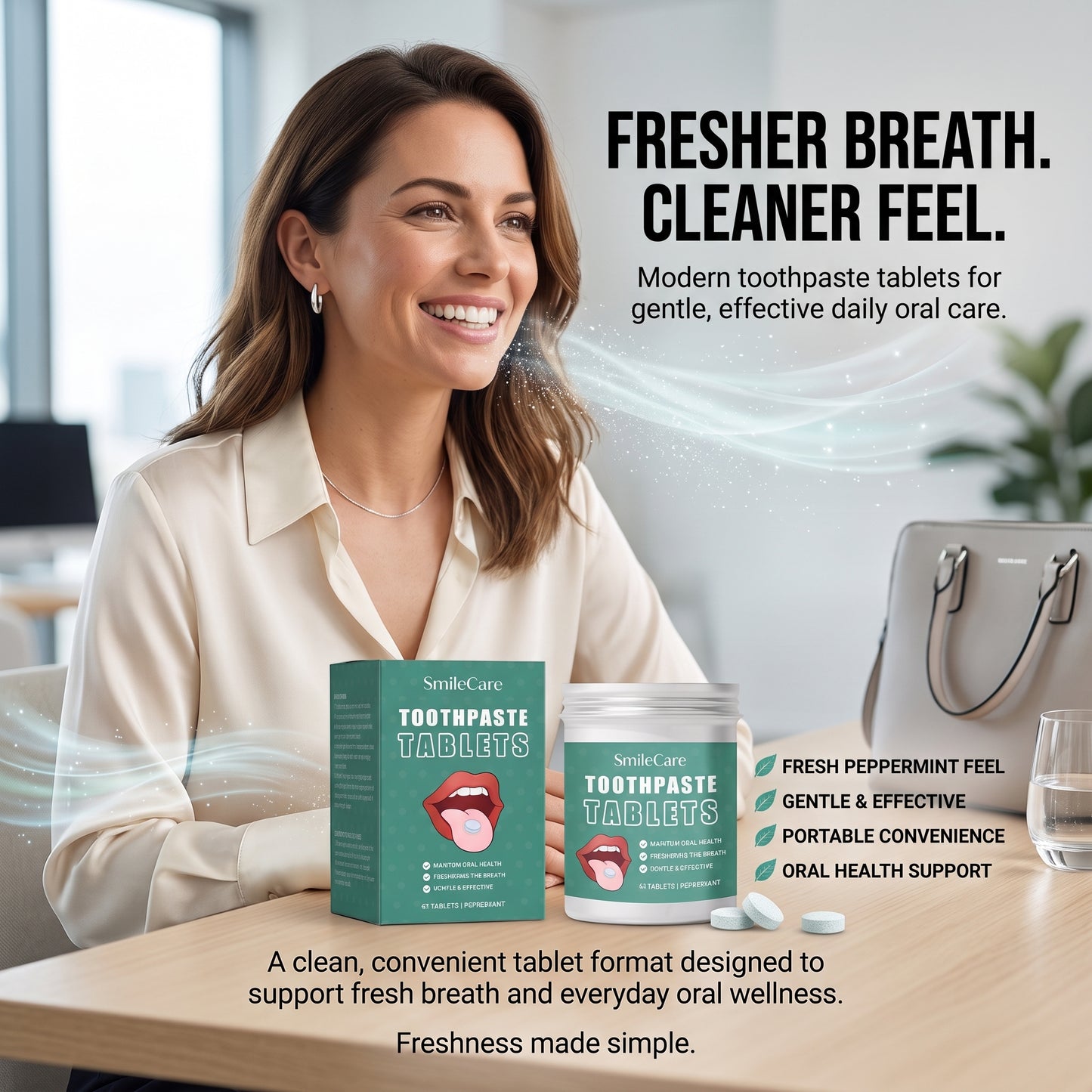 Mint Toothpaste Tablets - Gentle Daily Care