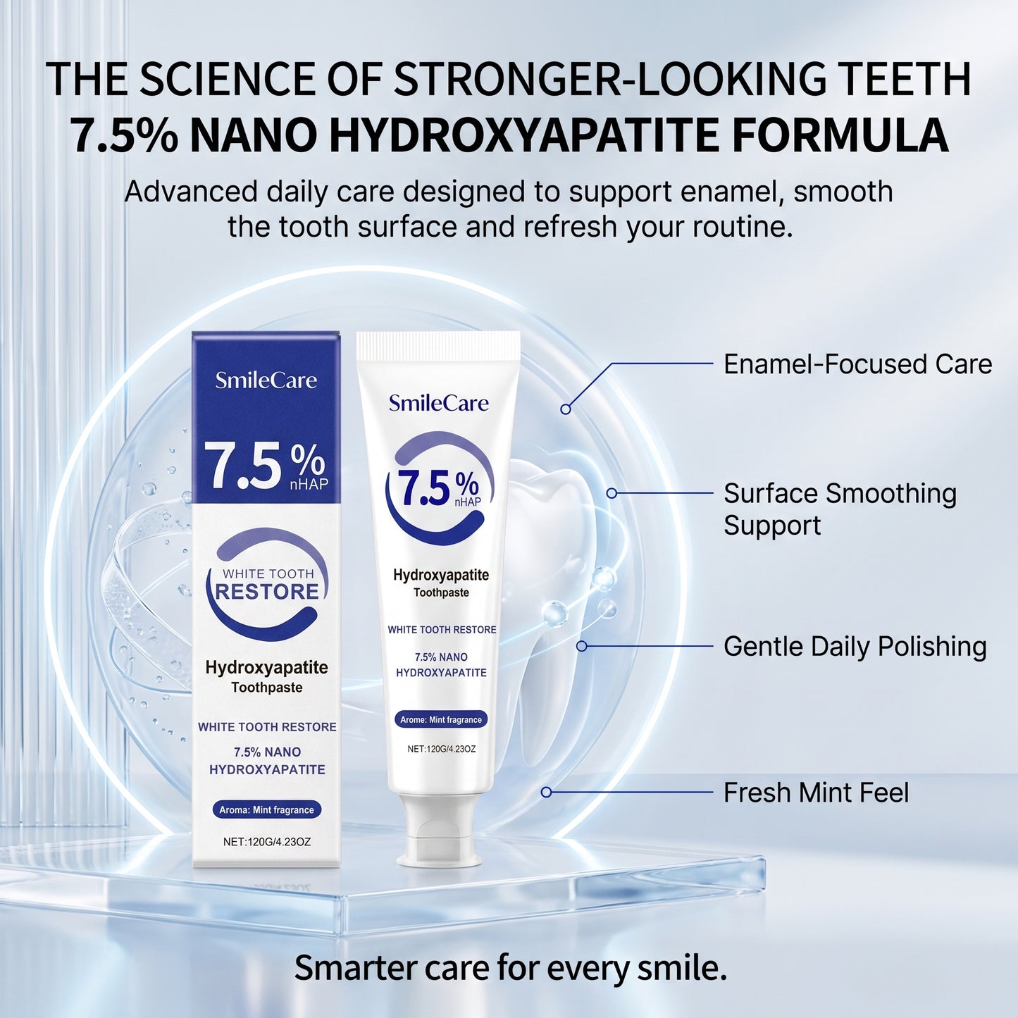 7.5% Nano Hydroxyapatite Toothpaste