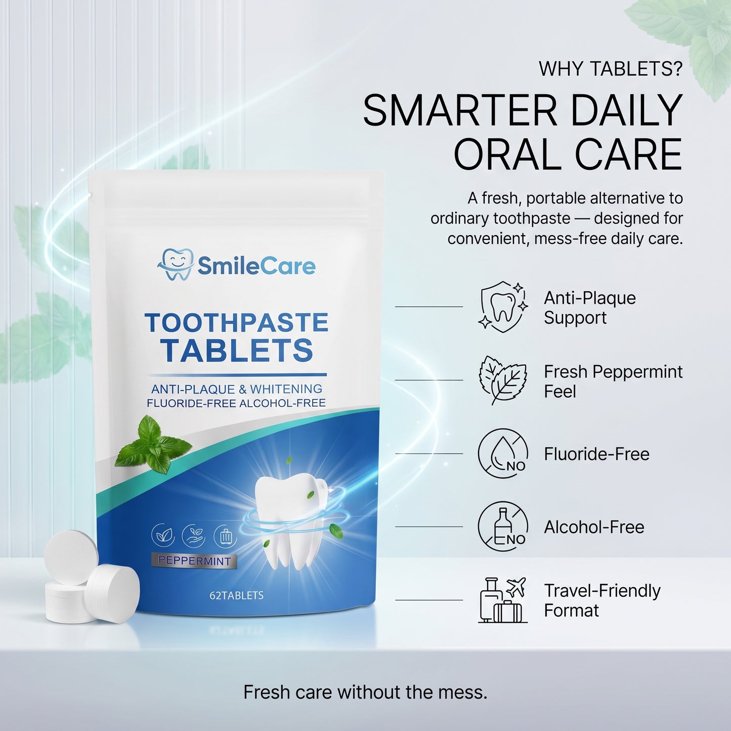 Peppermint Toothpaste Tablets