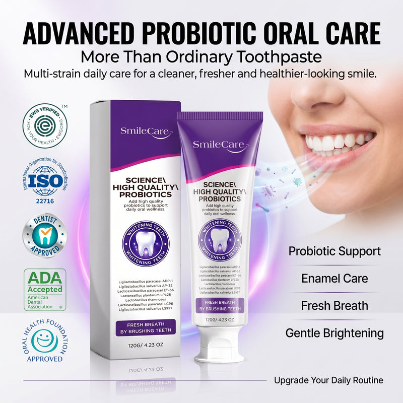 Multi-Strain Probiotic Toothpaste