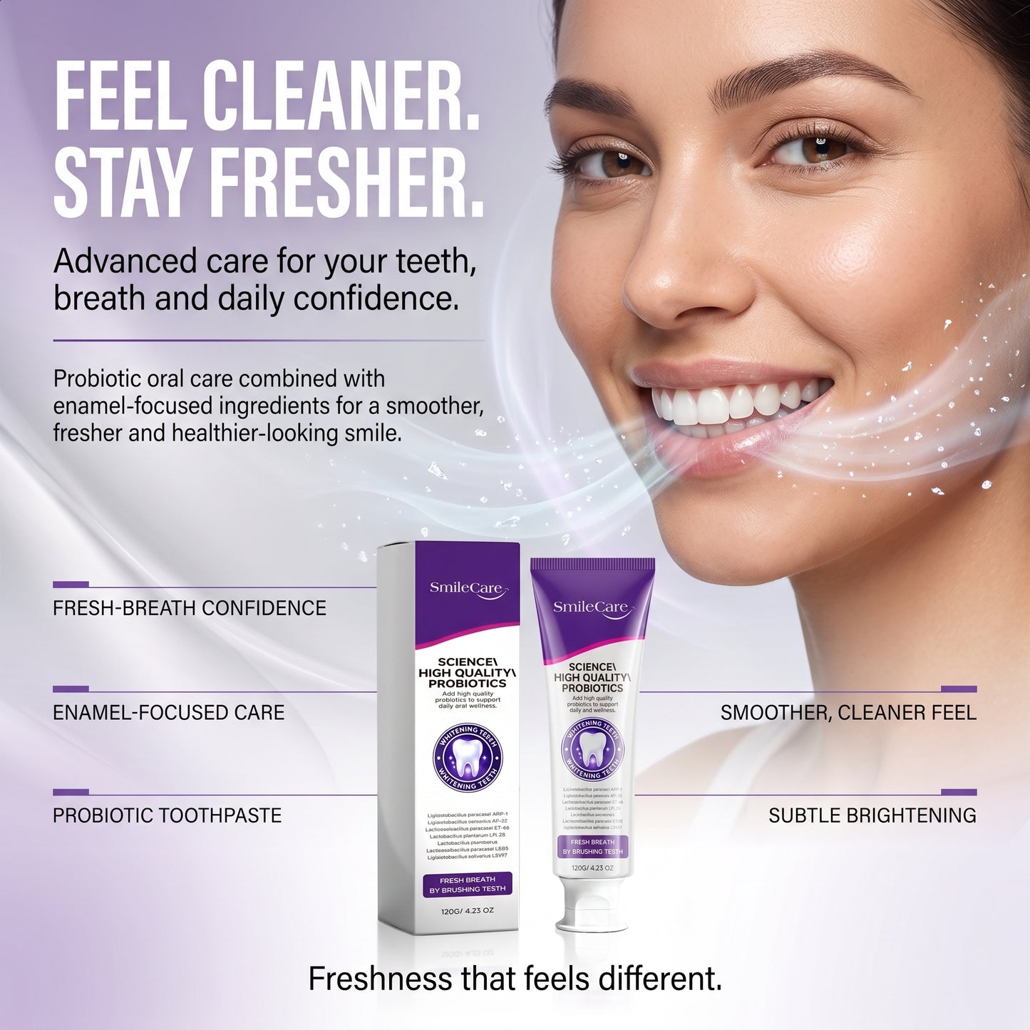 Multi-Strain Probiotic Toothpaste
