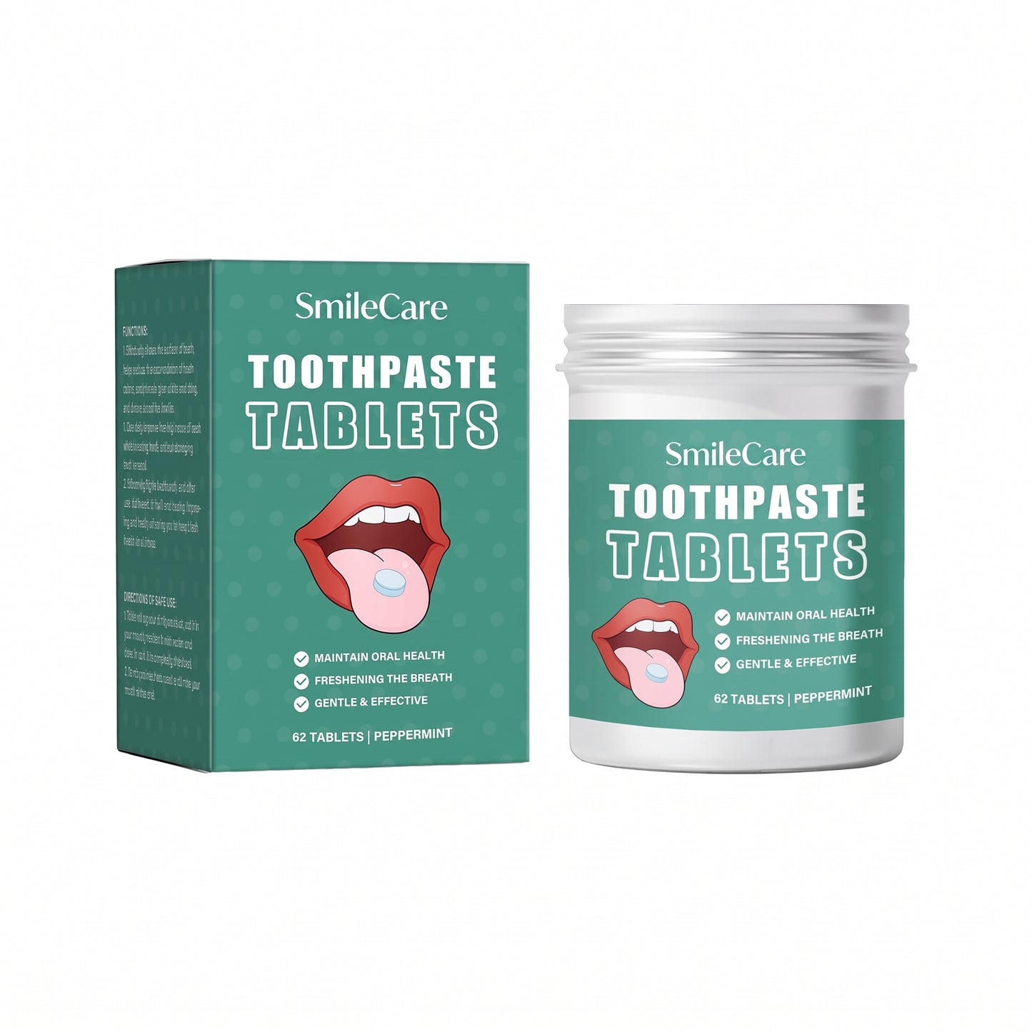 Mint Toothpaste Tablets - Gentle Daily Care