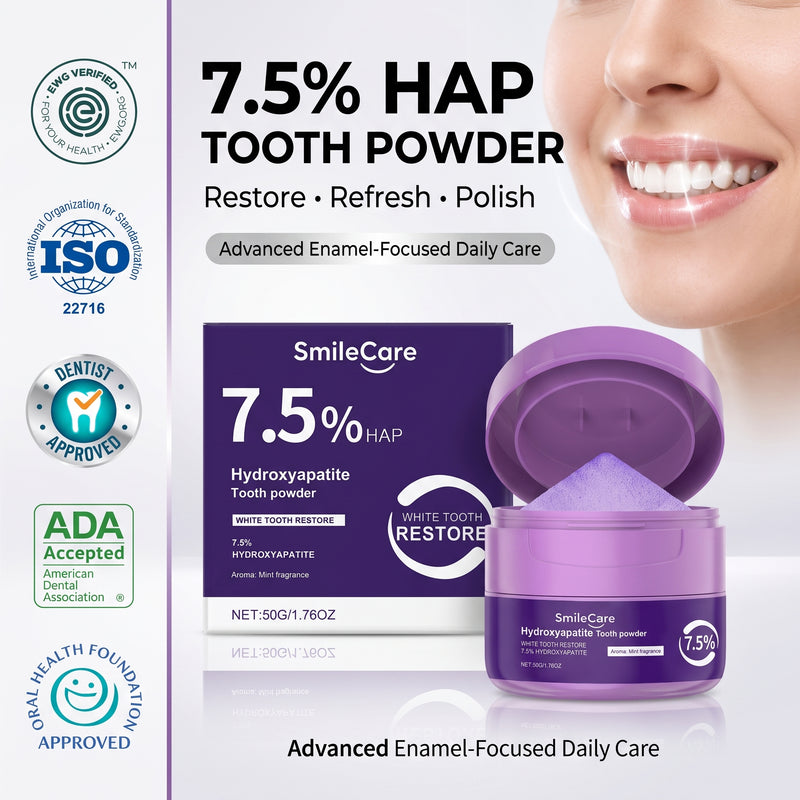 7.5% Hydroxyapatite Tooth Powder