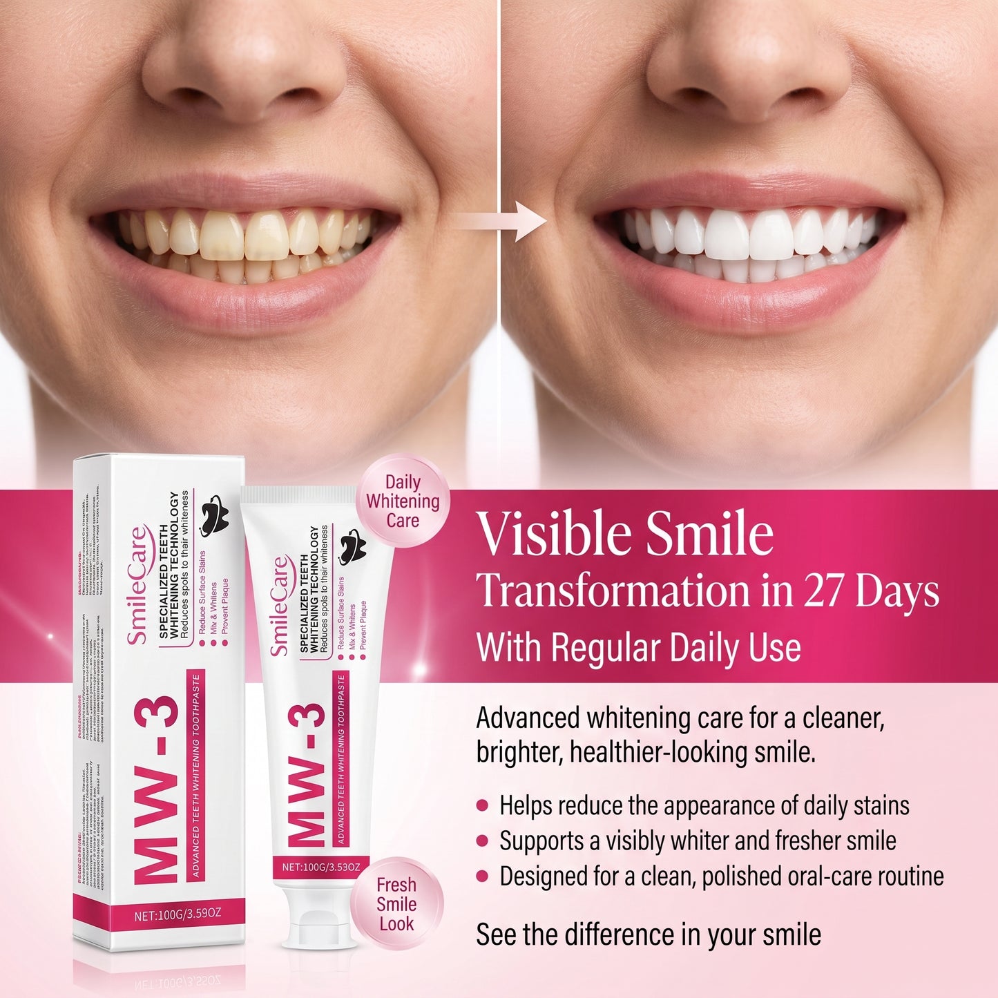 MW-3 Advanced Whitening Toothpaste